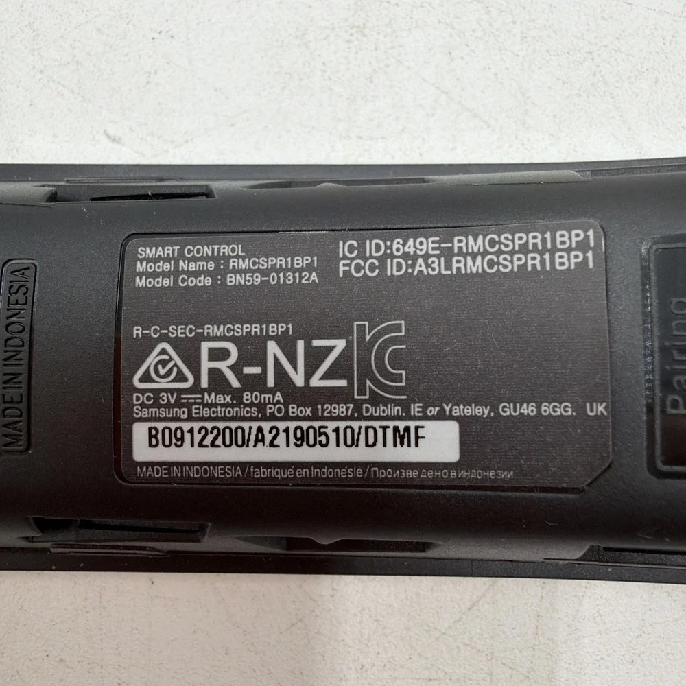 ORIGINAL Samsung TV Remote Control BN59-01312A RMCSPR1BP1 QN55Q60RAFXZA